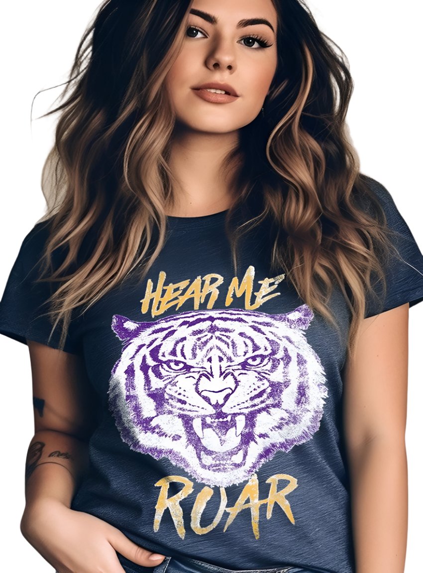 Hear Me Roar Tiger Graphic Tee