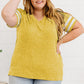 Plus Size Striped V-Neck Tee Shirt - Whimsical Appalachian Boutique