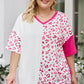 Plus Size Leopard V-Neck T-Shirt - Whimsical Appalachian Boutique