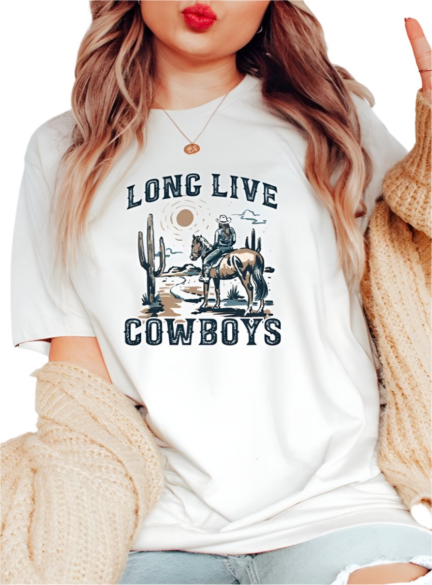 Long Live Cowboys Graphic T-Shirt