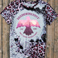 Leopard Print Wanderlust Graphic Tee - Whimsical Appalachian Boutique