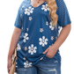 Plus Size V-Neck Raglan Sleeve Tee - Whimsical Appalachian Boutique