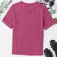 Round Neck Short Sleeve T-Shirt - Whimsical Appalachian Boutique