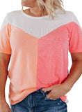 Plus Size Color Block T-Shirt - Whimsical Appalachian Boutique