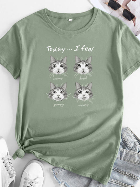 Personality Of A Cat Graphic T-Shirt - Whimsical Appalachian Boutique