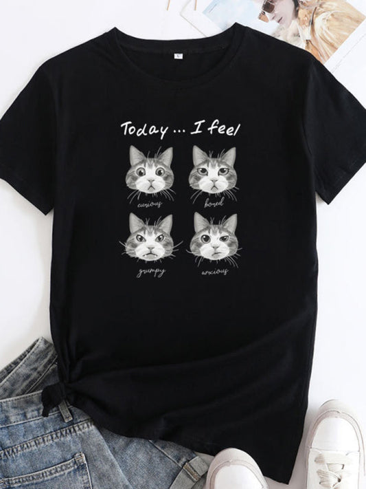 Personality Of A Cat Graphic T-Shirt - Whimsical Appalachian Boutique