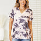 Tie-Dye V-Neck T-Shirt - Whimsical Appalachian Boutique