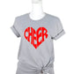 Cheer Heart Graphic T-Shirt For Cheerleaders