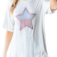 Heimish Star Patch America Graphic Tee - Whimsical Appalachian Boutique