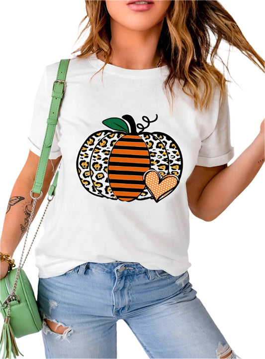 Pumpkin Graphic T-Shirt for Fall