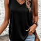 Women’s V-Neck Wide Strap Sleeveless Tank Top - Whimsical Appalachian Boutique