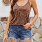 Floral Bliss Printed V-Neck Camisole - Whimsical Appalachian Boutique