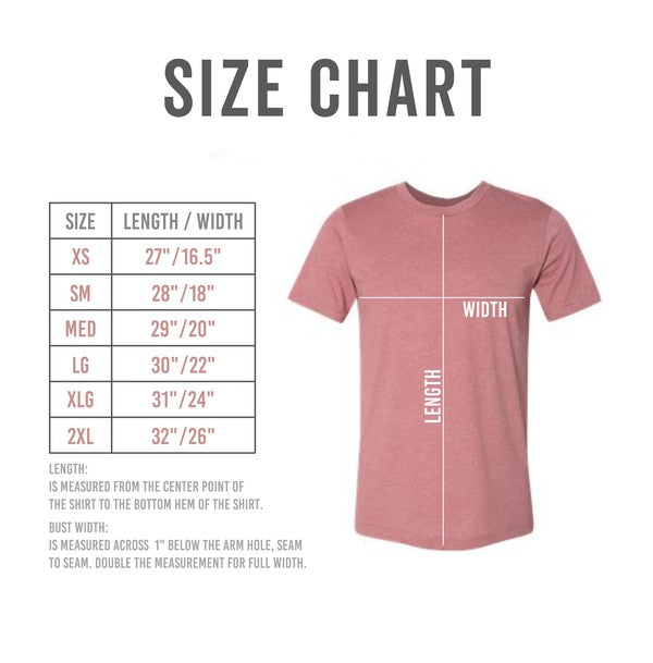 Display of "My Students Stole My Heart" tee size chart