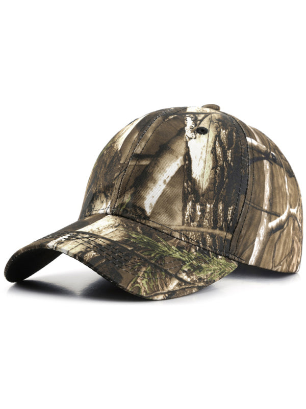 Versatile camouflage cap with woven fabric
