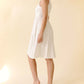 Bamboo Amy Knee Length Dress | whimsical white dress