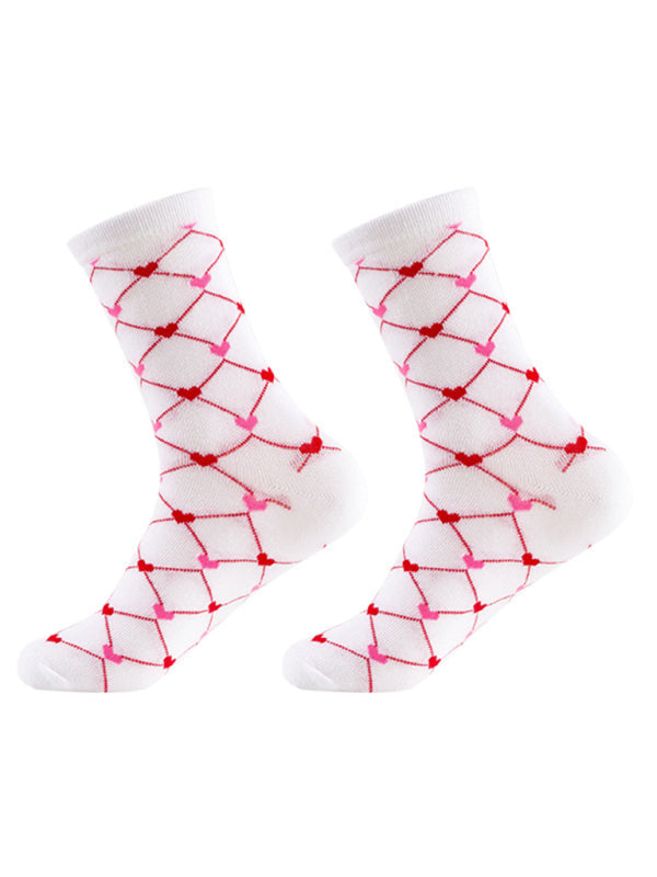 Heart Graphic Socks