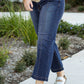 Wide leg jeans for plus size fashion
