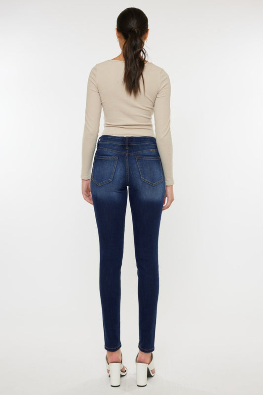 Stylish Kancan mid-rise gradient skinny jeans perfect for various occasions.