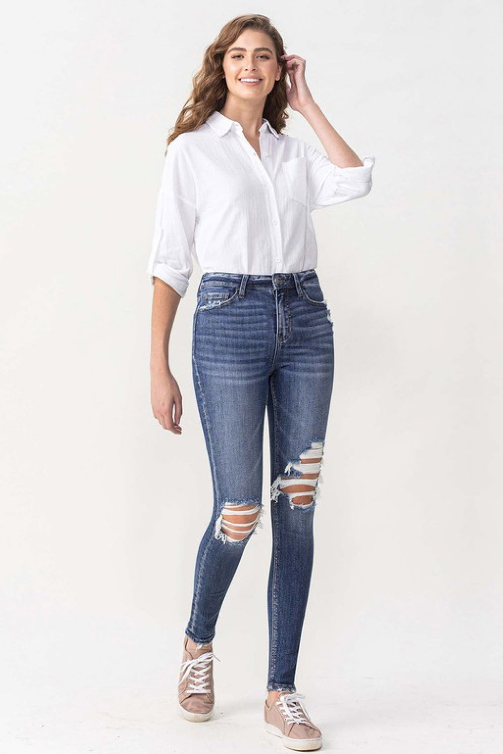 Stylish Lovervet Hayden high rise skinny jeans perfect for various occasions.