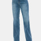 Comfortable and stylish jeans with raw edge hem detail.
