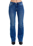 Judy Blue mid-rise bootcut jeans with thermal lining for cooler days
