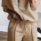 Tan Two-Piece Drawstring Set