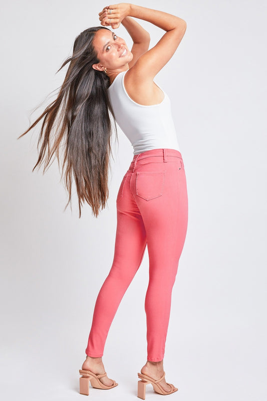 YMI Jeanswear Skinny Jeans in Coral