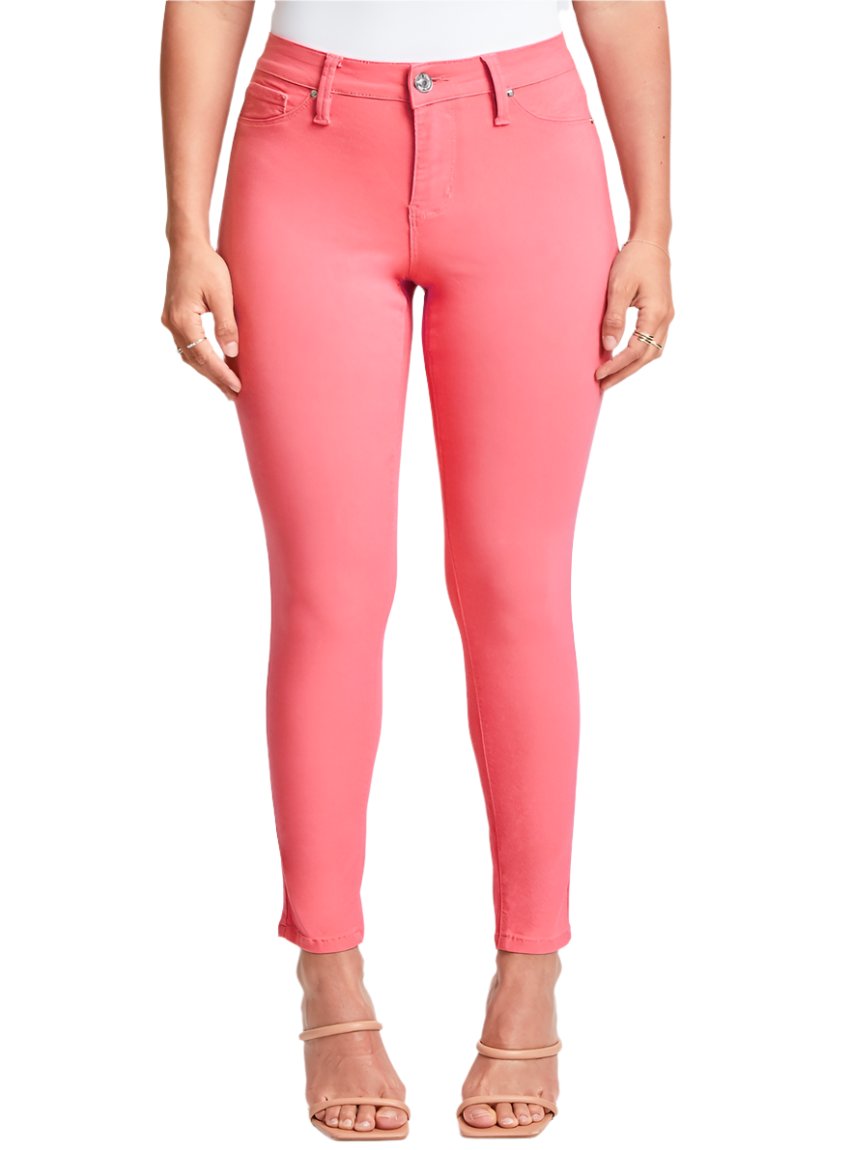 YMI Jeanswear Skinny Jeans in Coral